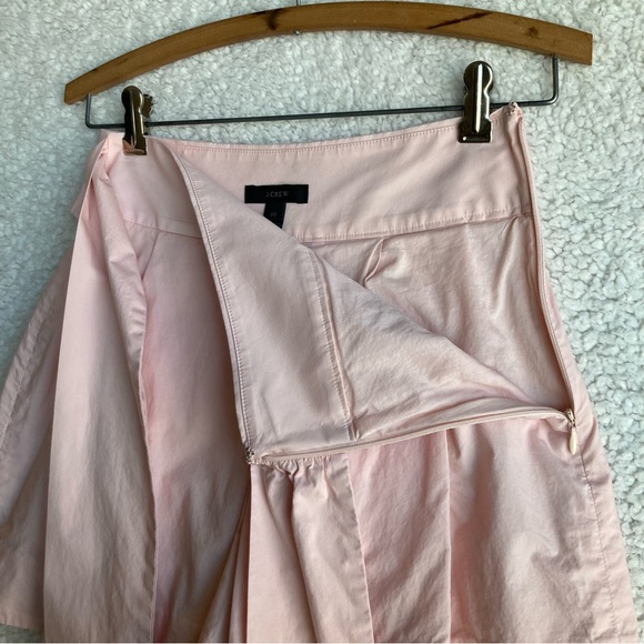 J Crew Women's blush pink high waisted shorts with pleat and bow detail, Sz 00 - Picture 8 of 16